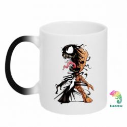 Кружка-хамелеон Groot and Venom - FATLINE Кружка-хамелеон Groot and Venom