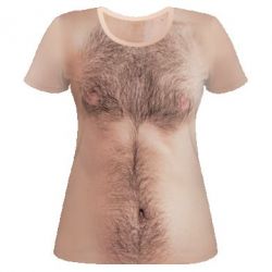 Жіноча 3D футболка Hairy T-shirt