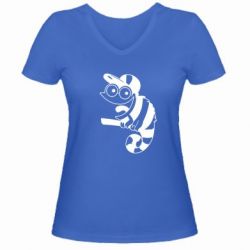 Женские футболки с V-образным вырезом - FATLINE