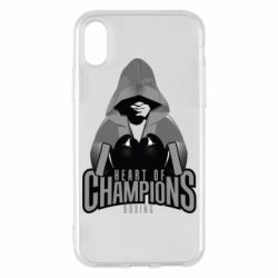 Чехол для iPhone X/Xs Heart of Champions