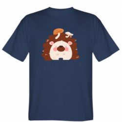 Чоловіча футболка Stedman Hedgehog with mushrooms - FATLINE Чоловіча футболка Stedman Hedgehog with mushrooms