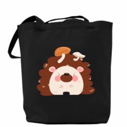 Шоппер Hedgehog with mushrooms - FATLINE Шоппер Hedgehog with mushrooms