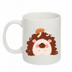 Кружка 320ml Hedgehog with mushrooms - FATLINE Кружка 320ml Hedgehog with mushrooms