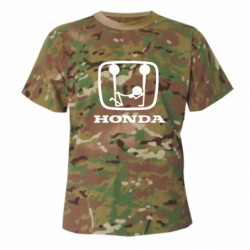 Камуфляжная футболка Honda