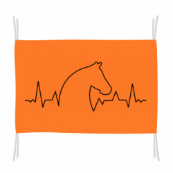 Флаг Horse and pulse - FATLINE Флаг Horse and pulse