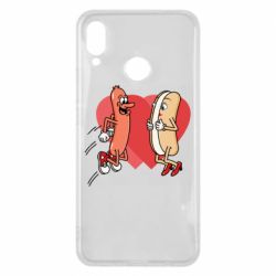 Чехол из раздела 14 Февраля Hot dog love для Huawei P Smart Plus 2018 - FATLINE Чехол из раздела 14 Февраля Hot dog love для Huawei P Smart Plus 2018