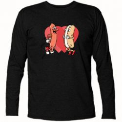Футболка з довгим рукавом Hot dog love - FATLINE Футболка з довгим рукавом Hot dog love