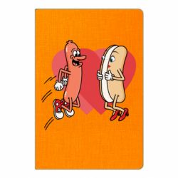 Блокнот А5 Hot dog love - FATLINE Блокнот А5 Hot dog love
