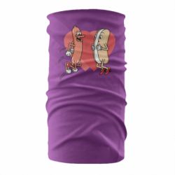 Бандана-труба Hot dog love - FATLINE Бандана-труба Hot dog love