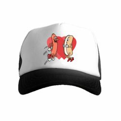 Дитяча кепка-тракер Hot dog love - FATLINE Дитяча кепка-тракер Hot dog love