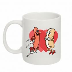 Кружка 320ml Hot dog love - FATLINE Кружка 320ml Hot dog love