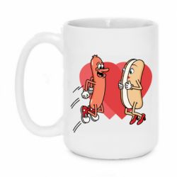Кружка 420ml Hot dog love - FATLINE Кружка 420ml Hot dog love