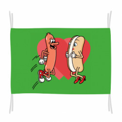 Прапор Hot dog love - FATLINE Прапор Hot dog love