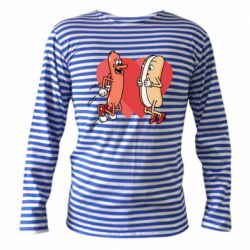 Тельняшка с длинным рукавом Hot dog love - FATLINE Тельняшка с длинным рукавом Hot dog love