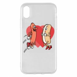 Чохол з розділу 14 Лютого Hot dog love для Apple iPhone X/Xs - FATLINE Чохол з розділу 14 Лютого Hot dog love для Apple iPhone X/Xs