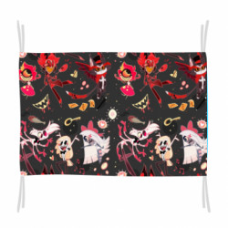 Прапор Hotel Hazbin art - FATLINE Прапор Hotel Hazbin art