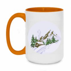 Кружки двоколірні 420ml