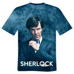 Мужская 3D футболка I am Sherlocked