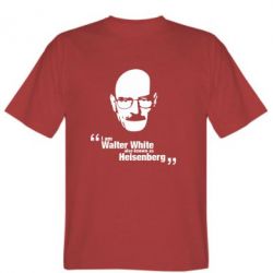 Мужская футболка Stedman i am walter white also known as heisenberg