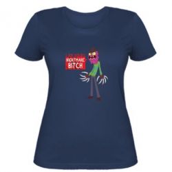 Женская футболка I am yours nightmare BITCH