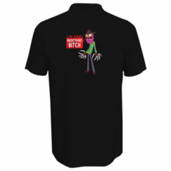 Футболка поло мужская I am yours nightmare BITCH - FATLINE Футболка поло мужская I am yours nightmare BITCH