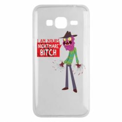 Чехол из раздела Рик и Морти I am yours nightmare BITCH для Samsung J3 2016 - FATLINE Чехол из раздела Рик и Морти I am yours nightmare BITCH для Samsung J3 2016