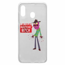 Чехол из раздела Рик и Морти I am yours nightmare BITCH для Samsung A20 - FATLINE Чехол из раздела Рик и Морти I am yours nightmare BITCH для Samsung A20