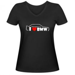 Жіночі футболки з V-подібним вирізом - FATLINE