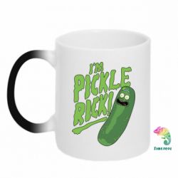 Кружка-хамелеон I'm Pickle Rick!