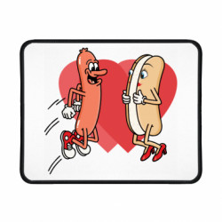 Игровой коврик для мыши Hot dog love - FATLINE Игровой коврик для мыши Hot dog love