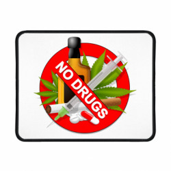 Игровой коврик для мыши No Drugs - FATLINE Игровой коврик для мыши No Drugs