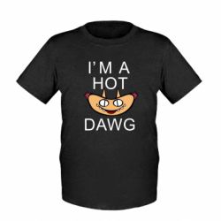 Детская футболка Im hot a dawg - FATLINE Детская футболка Im hot a dawg