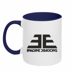 Кружка двоколірна 320ml Imagine Dragons Evolve simbol - FATLINE Кружка двоколірна 320ml Imagine Dragons Evolve simbol