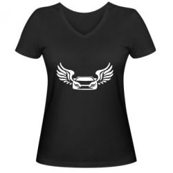 Женские футболки с V-образным вырезом - FATLINE
