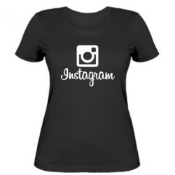 Женская футболка Instagram - FATLINE Женская футболка Instagram