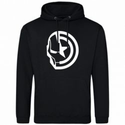 Чоловіча худі Iron Man and Captain America - FATLINE Чоловіча худі Iron Man and Captain America