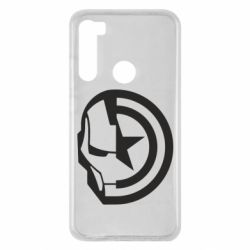Чехол из раздела Железный человек Iron Man and Captain America для Xiaomi Redmi Note 8 - FATLINE Чехол из раздела Железный человек Iron Man and Captain America для Xiaomi Redmi Note 8
