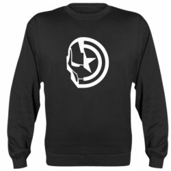 Свитшот унисекс Iron Man and Captain America - FATLINE Свитшот унисекс Iron Man and Captain America