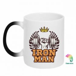 Кружка-хамелеон Iron man and sports