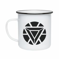 Кружка емальована Iron Man Heart - FATLINE Кружка емальована Iron Man Heart