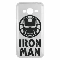 Чохол з розділу Залізна людина Iron man text для Samsung J3 2016 - FATLINE Чохол з розділу Залізна людина Iron man text для Samsung J3 2016
