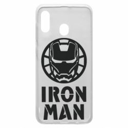 Чехол из раздела Железный человек Iron man text для Samsung A20 - FATLINE Чехол из раздела Железный человек Iron man text для Samsung A20