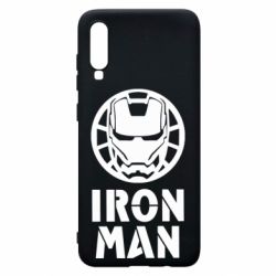 Чехол из раздела Железный человек Iron man text для Samsung A70 - FATLINE Чехол из раздела Железный человек Iron man text для Samsung A70