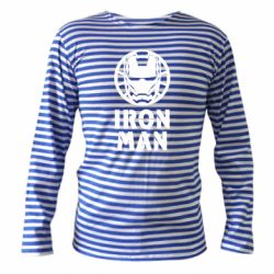 Тельняшка с длинным рукавом Iron man text - FATLINE Тельняшка с длинным рукавом Iron man text