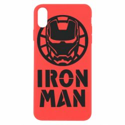 Чехол из раздела Железный человек Iron man text для Apple iPhone X/Xs - FATLINE Чехол из раздела Железный человек Iron man text для Apple iPhone X/Xs