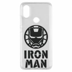 Чехол из раздела Мстители Iron man text для Xiaomi Mi A2 - FATLINE Чехол из раздела Мстители Iron man text для Xiaomi Mi A2