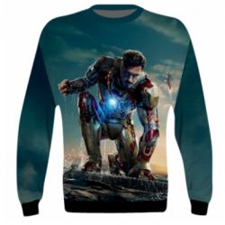 3D свитшот Iron Man with friends - FATLINE 3D свитшот Iron Man with friends