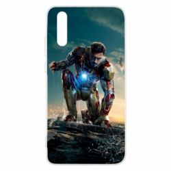 Чехол из раздела Авторские принты Iron Man with friends для Huawei P20 - FATLINE Чехол из раздела Авторские принты Iron Man with friends для Huawei P20