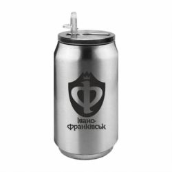 Термобанка 350ml Ивано-Франковск эмблема - FATLINE Термобанка 350ml Ивано-Франковск эмблема