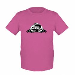 Дитяча футболка Jeep rocks - FATLINE Дитяча футболка Jeep rocks